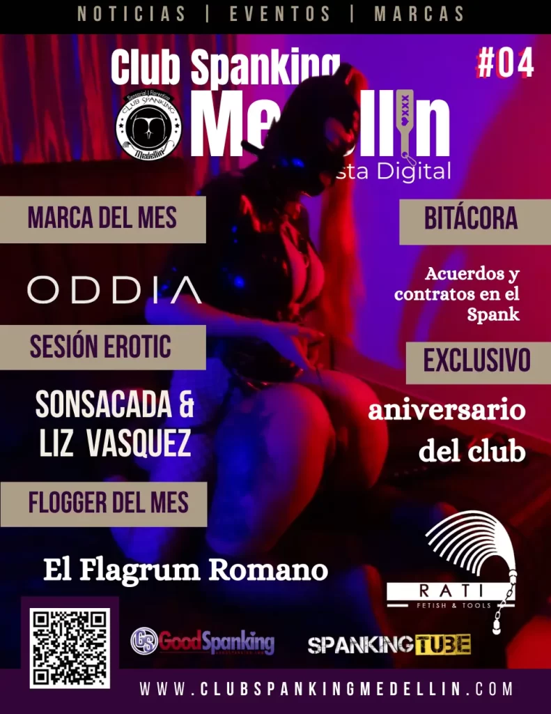 l Colectivo Spanking Medellín nace con una identidad sólida inspirada en el concepto Cofradiuus – Ludi Impactus, integrando una estética heráldica que simboliza hermandad, disciplina y respeto dentro de la cultura alternativa y fetish en Medellín.