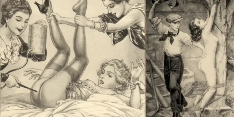 Chéri Hérouard (Herric): ilustración clásica francesa entre lo elegante y Spank