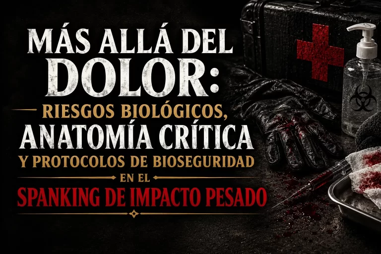 Más allá del moratón: riesgos biológicos, anatomía crítica y protocolos de bioseguridad en el spanking de impacto pesado